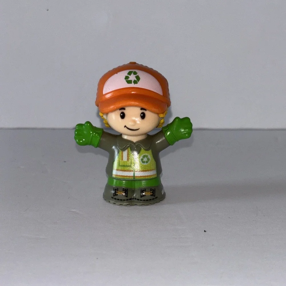 Fisher Price Little People Trash Man Recycling Worker Replacement Figure 2021